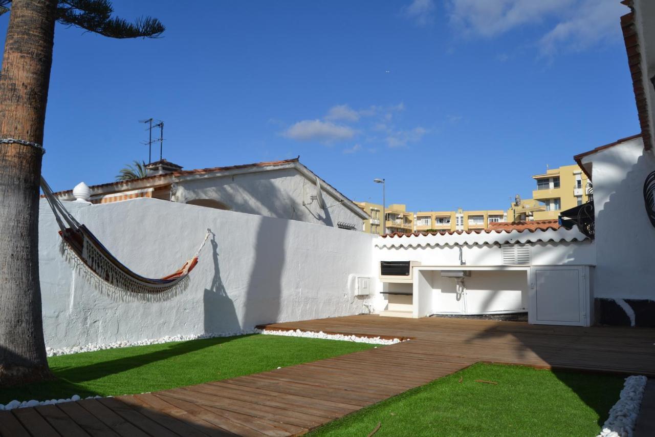 White Exclusive Bungalow. 2 Rooms, Garden & Pool. Maspalomas  Kültér fotó